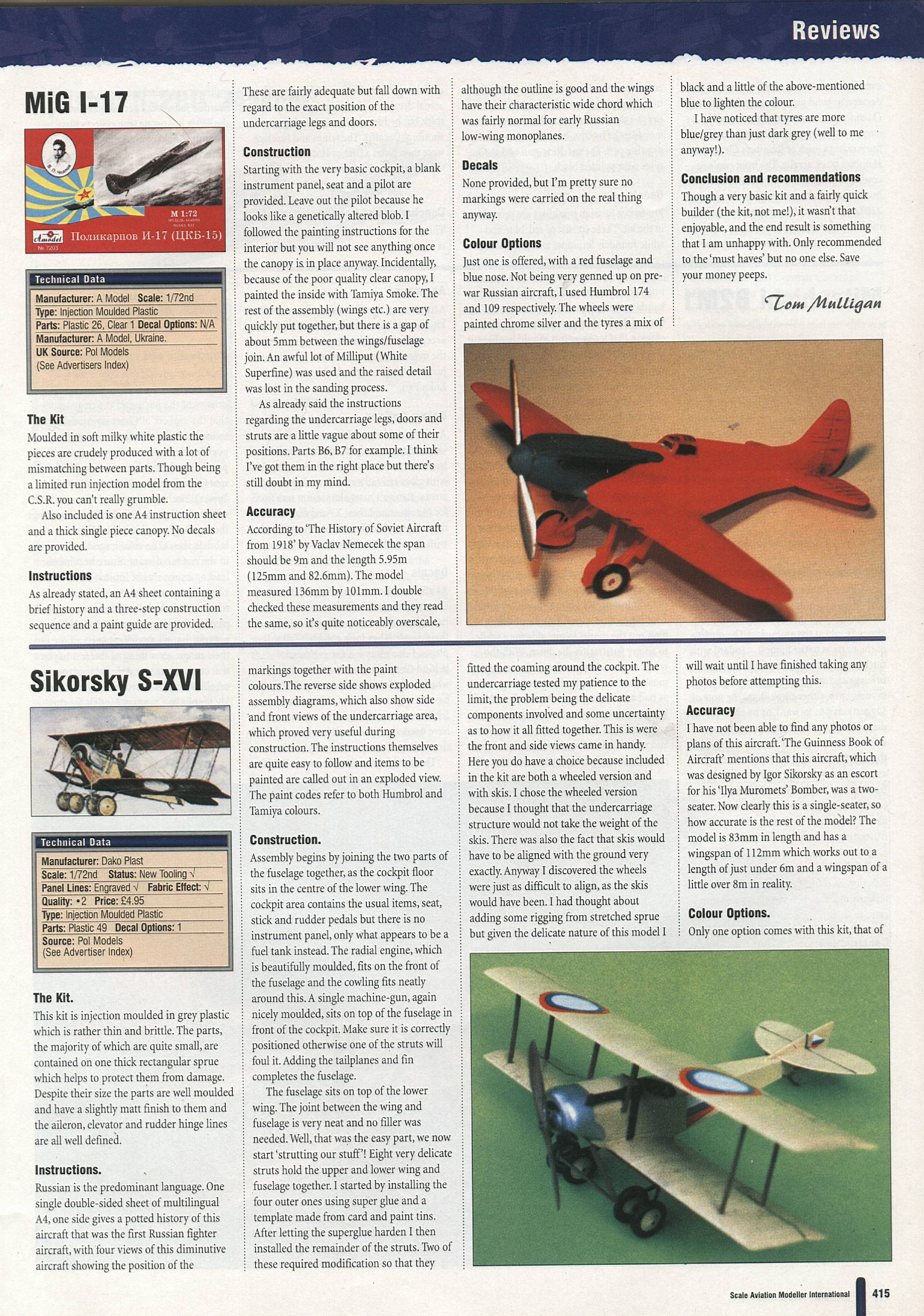 Scale Aviation Modeller International 1998-07